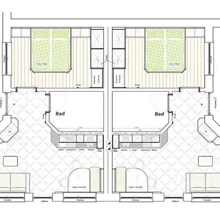 Schwarzplatterhof 아파트 *